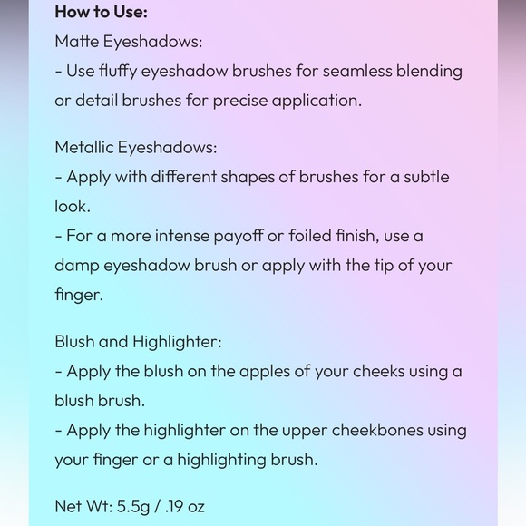 FORMULA' Z
Glamgasm Pro Artistry
Face Palette - Picture 7 of 10